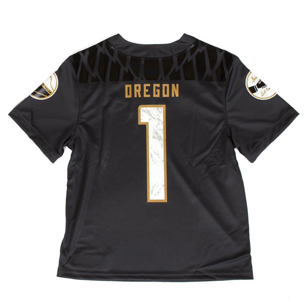 Classic Oregon O, Nike, Grey, Jerseys, Polyester, Kids, Youth, Football, Alt Pack, 1010077
